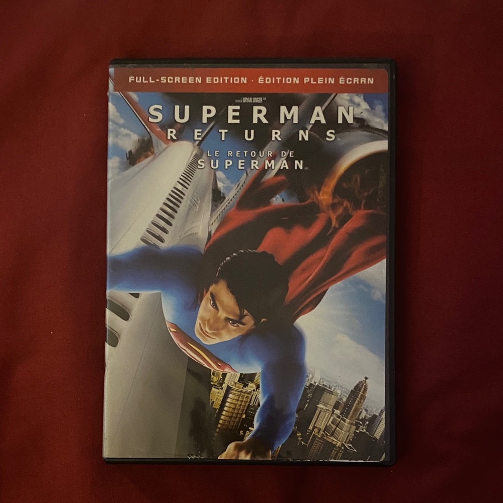 Warner Bros. Superman Returns DVD - Red and Blue